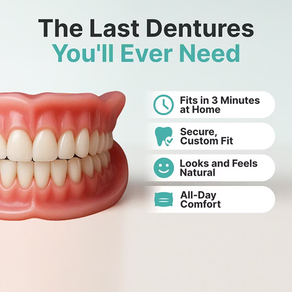 Cheeroll®Custom-Fit Dentures ⏰ ENDS TODAY • 70% OFF | Smile with Confidence
