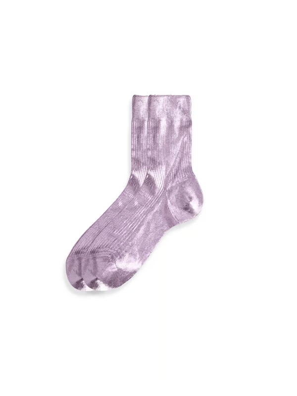 Hot Sale 49% OFF - Metallic Silk Sock