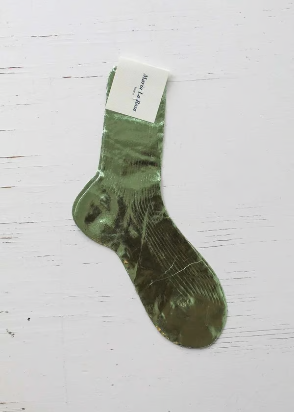 Hot Sale 49% OFF - Metallic Silk Sock