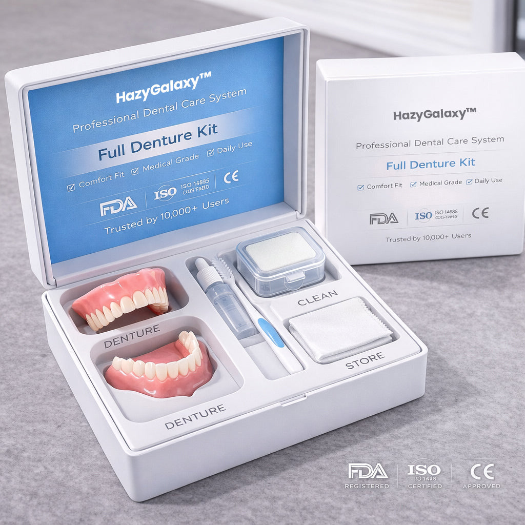 ✨🦷 HazyGalaxy™ Custom-Fit Dentures ⏰ ENDS TODAY   70% OFF | Smile with Confidence