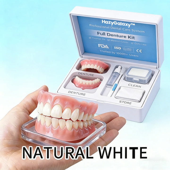 ✨🦷 HazyGalaxy™ Custom-Fit Dentures ⏰ ENDS TODAY   70% OFF | Smile with Confidence