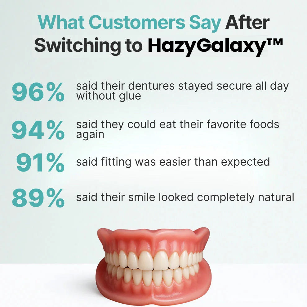✨🦷 HazyGalaxy™ Custom-Fit Dentures ⏰ ENDS TODAY   70% OFF | Smile with Confidence