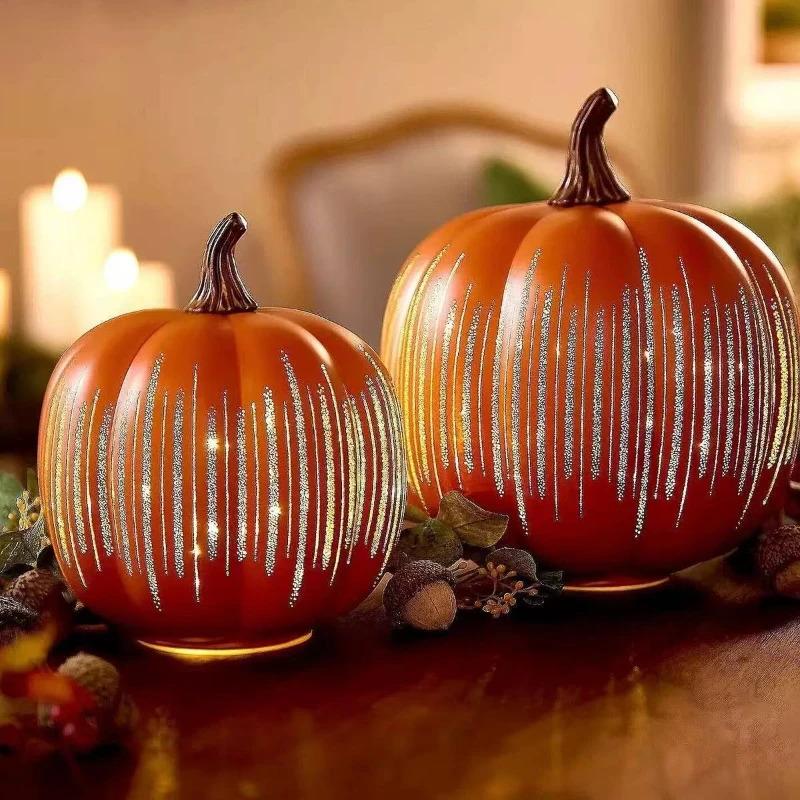 🎃Halloween Pumpkins Lamp Pumpkins Twinkle Light Three-piece set