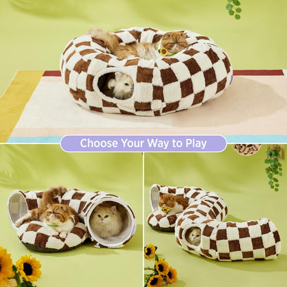 🔥 🐾Cat Tunnel Bed for Indoor Cats -(Limited time free shipping)