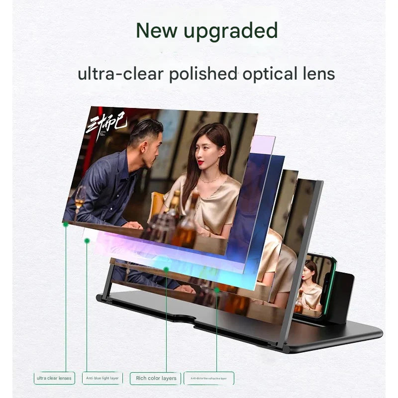 🔥🔥Limited-time offer: only$ 9.99🔥12"Mobile Phone Magnifier - UItra-HD