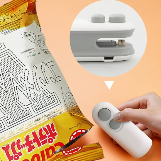Mini Sealer Small Household Hand Pressure Sealer Portable Snack Plastic Bag Heat Sealing Machine