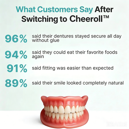 Cheeroll®Custom-Fit Dentures ⏰ ENDS TODAY • 70% OFF | Smile with Confidence